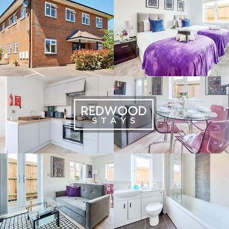 Modern Serviced Apartments For Contractors & Families With Free Parking, Wifi & Netflix By Redwood Stays Basingstoke Buitenkant foto